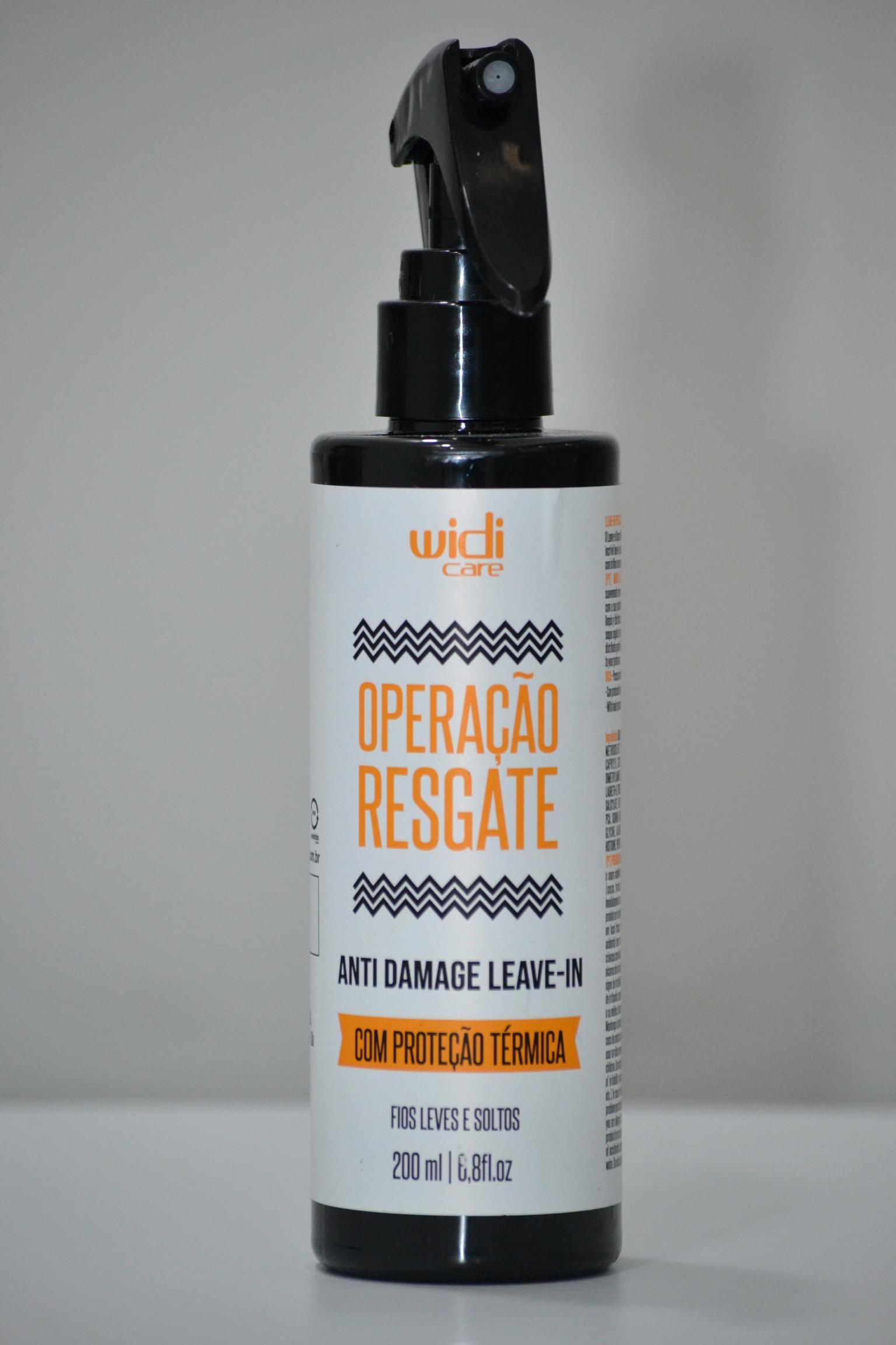 WidiCare Operação Resgate Anti Damage Leave-in